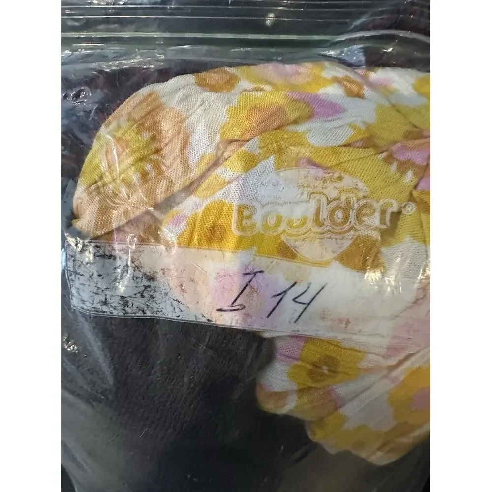 NEW Billabong Large 12 Girls Feelin Sweet Babydoll Dress Floral Short Sleeve I14